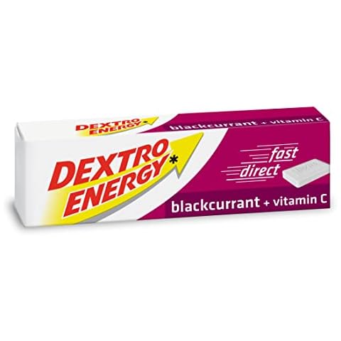 Dextro Energy Blackcurrant Glucose Tablets with Vitamin C, 47 g, 24 Packs, Energy Tablets, for a Quick Burst of Glucose Cover