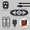 bike lights back rear light with horn USB Rechargeable bike indicator Safety Warning bicycle lights reflectors turn signal taillight for all mountain road cycle back light cycling accessories - Image 6