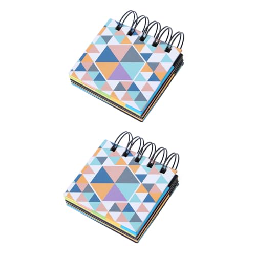 CONGARTENO 2個 ?光線圈 軽量携帯可能 メモ帳 付箋 ハート型プランナーノート 厚手紙使用 スムーズに切り取り可能 学習やスケジュール管理に