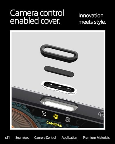 Image of Spigen Ultra Hybrid T MagFit Back Cover Case for iPhone 16 Pro, c11 Collection, MagSafe Compatible, Camera Control Covered, 3D Effect with Hexa-Layer Print - PC+TPU | Navigator