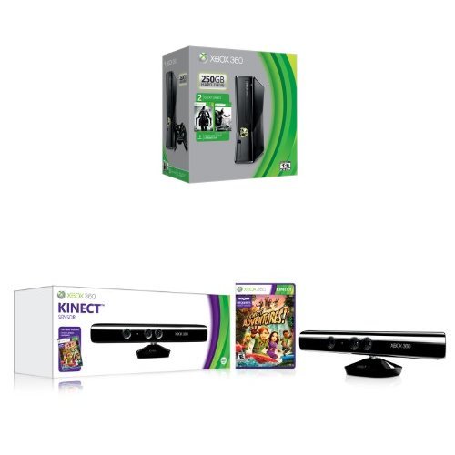 Xbox 360 250GB Spring Value Bundle with Kinect Sensor Video Games