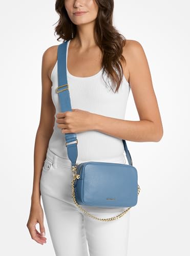 Image of Michael Kors Bryant Medium Double Zip Chain Camera Crossbody Bag