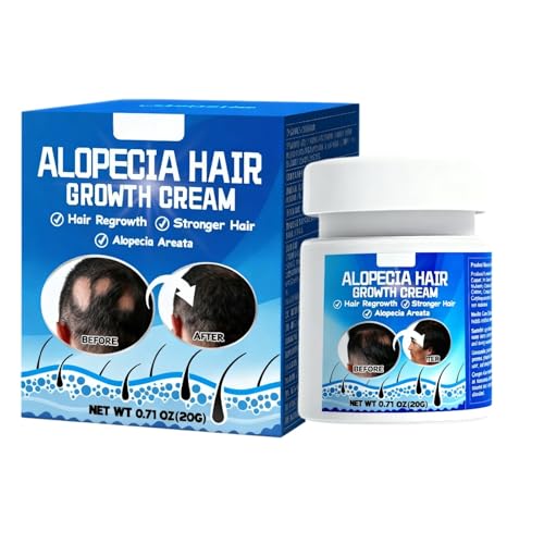 Alopecia & Thinning Hair Support Cream – Herbal Scalp Moisturizer for Bald Spots, Edges & Patchy...