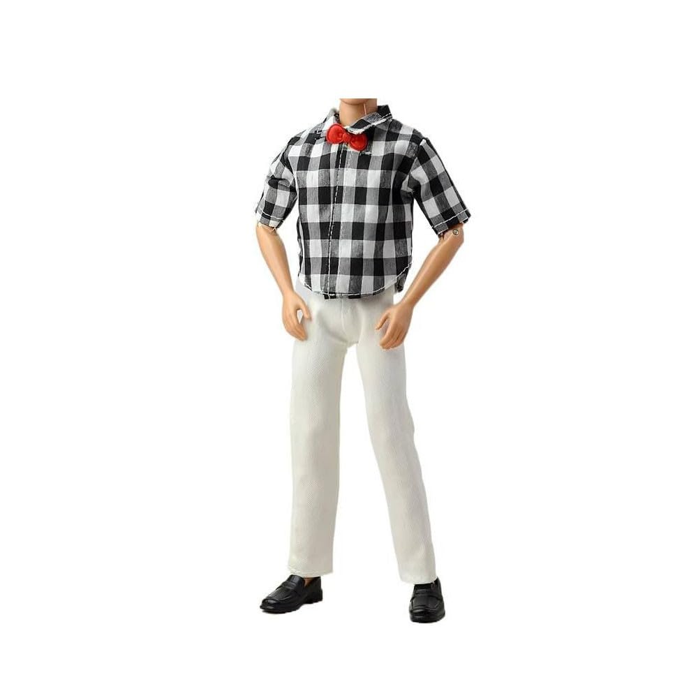 Uteruik Boy Doll Shirt and Trousers Clothing Suits for 11.5in/30cm Men Doll Casual Outfits Costume (#G)