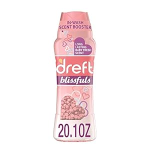 Dreft Blissfuls Laundry Scent Booster Beads for Washer, Baby Fresh Scent, 20.1 oz