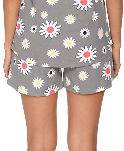 Image of ENJOYNIGHT Women Pajama Shorts Cotton Lounge Bottoms Sleep Shorts with Drawstring & Pockets