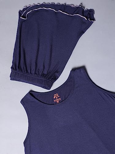 Image of Evolove Women's Micro Modal Round Neck Sleeveless Night Suit /Top & Short Set Super Soft Comfortable (Modal-Shorts Set)
