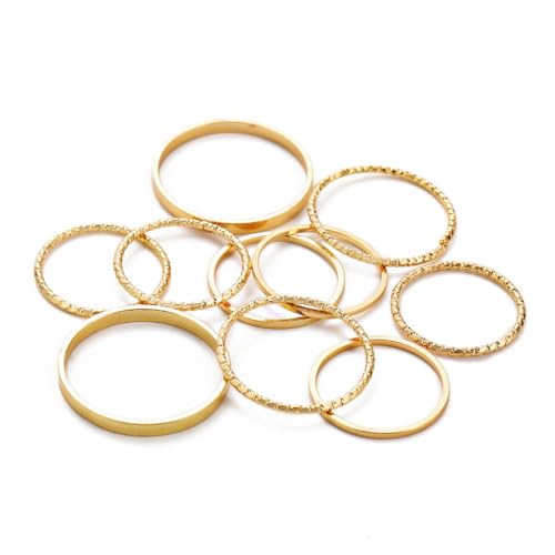 Simple Knuckle Rings Set for Women,Vintage Stackable Joint Finger Midi Rings Dainty Cute Rings Pack Festival Jewelry3