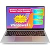 OTVOC Laptop 15.6 inch Windows 11, Celeron JasperLake N5105, Quad Core, Up to 2.9GHz, 16GB RAM, 512GB NVME SSD,Up to 4TB, 15.6″ FHD IPS 1920×1080, HDMI, HDD, Type-C, RJ45, Support Windows 10, Silver