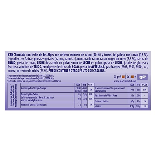 Chocolate Milka Recheado Oreo Brownie 100G