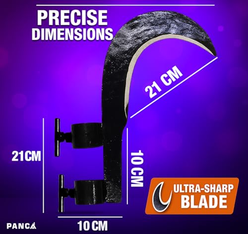 Image of PANCA Heavy Duty Coconut Plucker & Grass Sickle Cutter Head | Multipurpose Agricultural Hand Tool for Farming, Harvesting & Gardening (Multipurpose Agricultural Tool)
