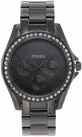 FOSSIL Riley Armbanduhr für Damen Quarz Chronograph Uhrwerk mit E...