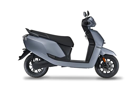 Image of Ampere Nexus EX+ Electric Scooter by Greaves | 136 km IDC Range | 5 kW Peak Power | 6.2 inch Smart Cluster with Navigation | Next Gen LFP Battery (STEEL GREY)