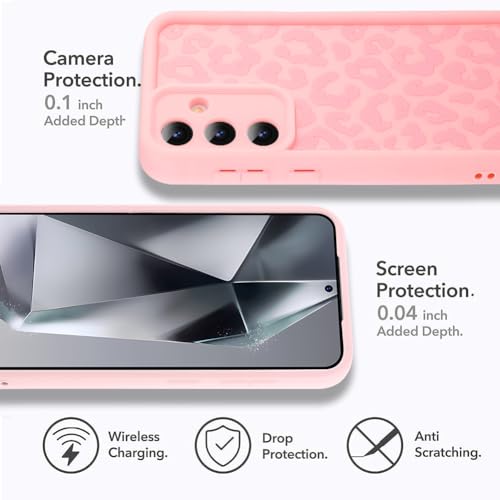 Image of Compatible with Samsung Galaxy S24 Case, Pink
