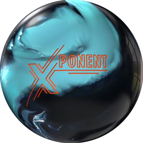 Bowlerstore Products 900 Global PRE-DRILLED Xponent Pearl Bowling Ball - Sky Blue/Black 13lbs