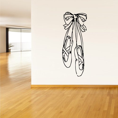 Vinilo decorativo Pointe Shoes Ballet 22" x 35"