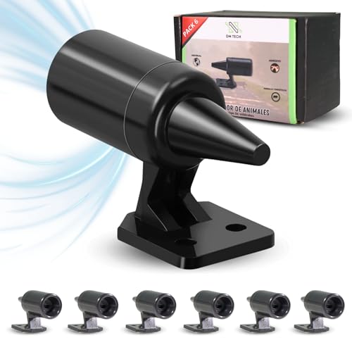 DM Tech ahuyentador de jabalies (Pack 2 ud) auyentadores de Ciervos Coche - Disuasor Animales para Coche - ahuyenta a Animales Salvajes - Repelente para jabalies - ahuyentador de Animales para