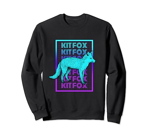 Kit Fox Animal Vintage Retro Kit Fox Sudadera