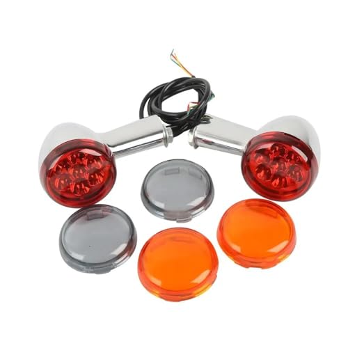 Clignotants de moto étanches pour Sportster XL883 XL1200 visibilité accrue