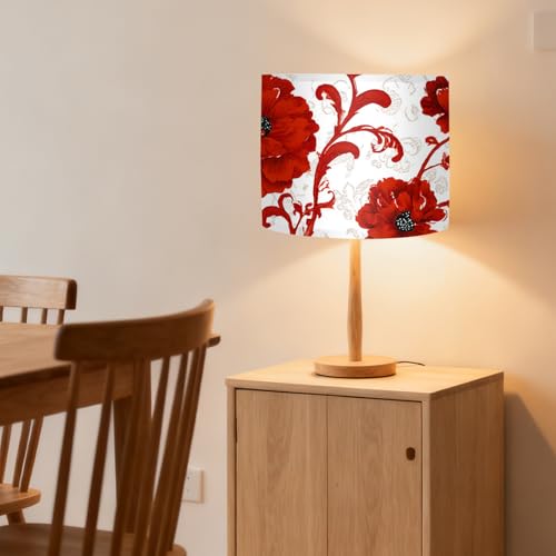 Image of Nuxovilar Lamp Shades Set of 2, 13 inch Top x 13 inch Bottom x 10 inch High (Spider)
