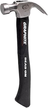 Dead On Tools - Graphite Hammer, Smooth Face 16 oz. (DO16-GS), Black