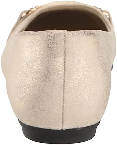 Easy Street Women's Asher Ballet Flat, Soft Gold, 9 Wide | Image 2