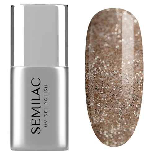 Semilac Top No Wipe T33 Old Money Vernis à Ongles UV 7 ml
