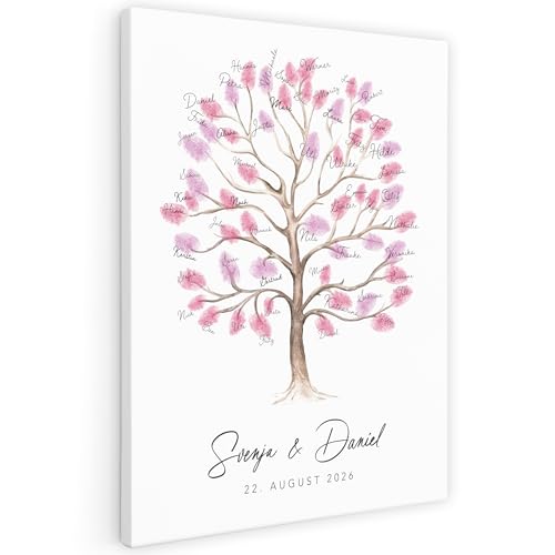 Generisch Fingerabdruck Leinwand für Hochzeit personalisiert Hochzeitsbaum Gästebuch Mal Anders Alternative mit Baum für Fingerabdrücke 30x40 cm Generisch Fingerabdruck Leinwand für Hochzeit personalisiert Hochzeitsbaum Gästebuch Mal Anders Alternative mit Baum für Fingerabdrücke 30x40 cm