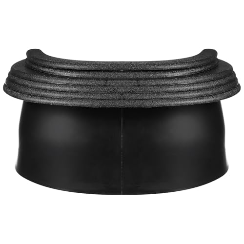Forro de bolsillo para mesa de billar fácil de instalar, juego de plástico negro Beaupretty