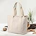 Aucuu Bolso de Lona con Bolsillos para Mujer Imagen de Aucuu Bolso de Lona con Bolsillos para Mujer