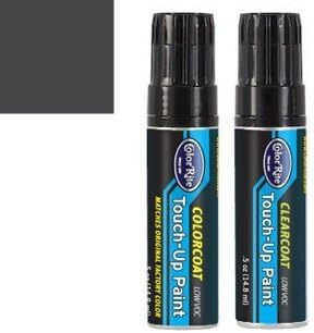 Half-Ounce Jar for Dodge Dakota Automotive Touch-up Paint - Agate (Interior Color) AD/AZ/Laz - Color+Clearcoat Package