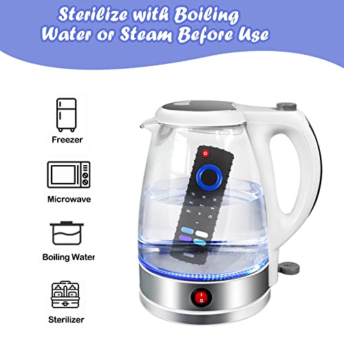 2 Pack Silicone Teething Toys For Infant,Remote Control Shape Teethers For 0-18 Babies,Boys Girls Baby Chew Toys,Bpa Free (Black+Beige) #TOP5