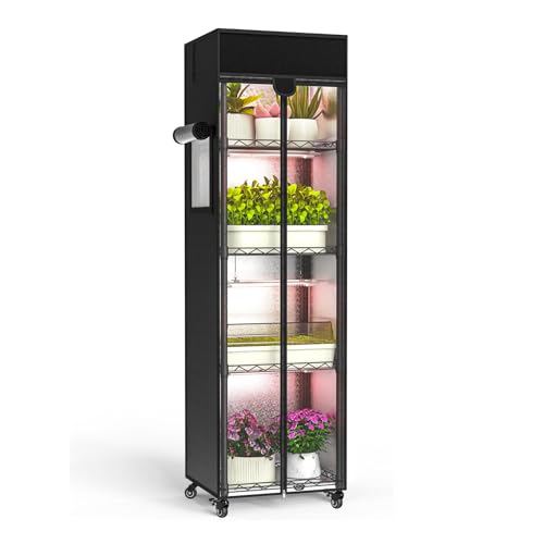 Indoor Greenhouse with Grow Light and 48W Lamps
