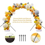 PlusFive Balloon Arch Kit，9FT Tall & 10Ft Wide Adjustable Balloon Arch Stand With Water Base, Balloon Hoop Arch Stand Frame for Wedding Graduation Birthday DIY Party Supplies Christmas Decorations - Image 8