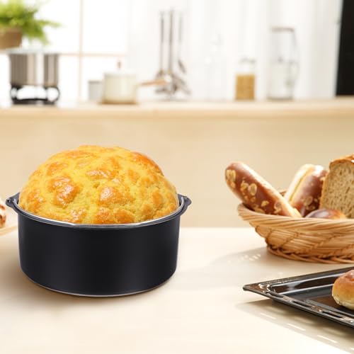 Accesorios para freidora de aire de 8 pulgadas juego de molde para pizza y cesta para pastel 7