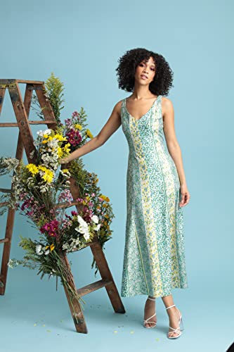 Image of Maggy London Women's Women's V-Neck Slip Dress Maxi