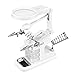 Price comparison product image Powcan Desktop Multi Functional Welding Magnifier 3X/4.5X/25X LED Light Helping Hands Magnifier Station with Clamp and Alligator Clips Magnifying Glass Stand for Soldering, Assembly, Repair, Modeling