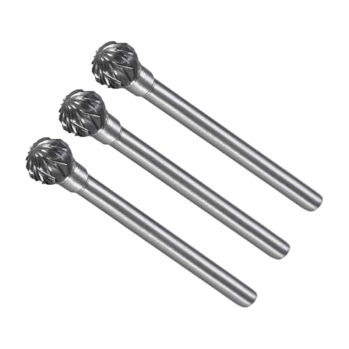 Fresas rotativas de carburo de tungsteno 6mm, 3 piezas