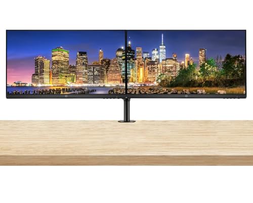 Image of HP P27v G4 27 Inch IPS LED Backlit Monitor 2-Pack Bundle with FHD 1920 x 1080, Blue Light Filter, HDMI, VGA, Desk Mount Monitor Stand