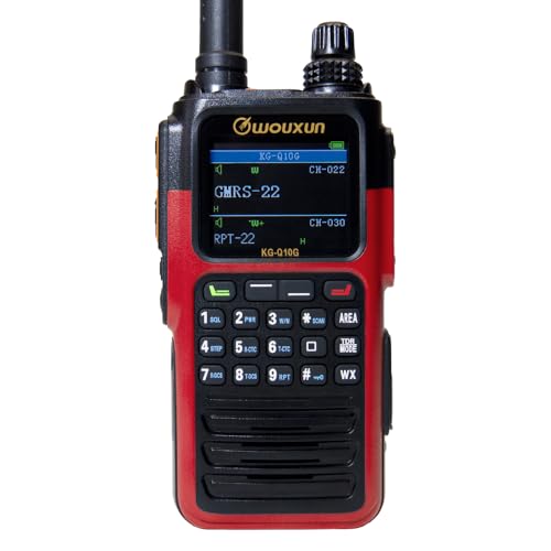 Wouxun KG-Q10G Handheld GMRS Radio (Red)
