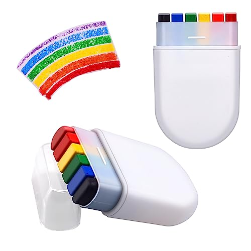 Rismise Rainbow Face Body Paint 2PCS Pride Face Paint LGBT Pride Flag Color Face Paint Stick Gay Lesbian Face Paint Makeup Rainbow Body Markers Marches Events Festival Gay Pride Day Celebrations Party