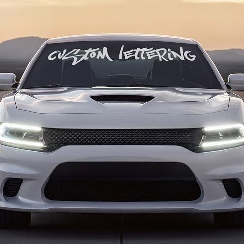 Custom Windshield Decal - Personalized Text Decals...