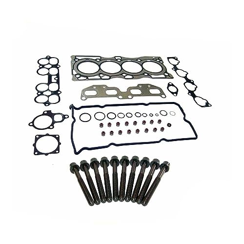 Image of DNJ HGB638 Engine Cylinder Head Gasket Set with Head Bolt Kit, Complete Repair Set for 2002-2006 Nissan Altima Sentra 2.5L L4 16V DOHC 2488cc
