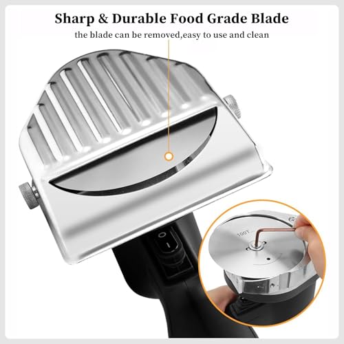 Cortadora eléctrica inalámbrica para kebab 60KG/H miniatura 5