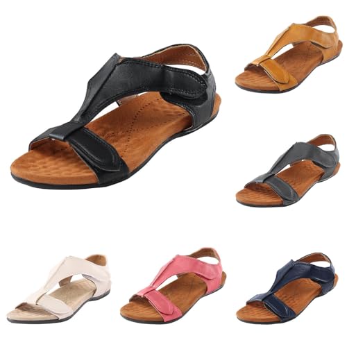 Orthowalkway Women's Comfy Orthotic Sandals Soft Walking Sandals Adjustable Orthopedic Sandals with Arch Support4
