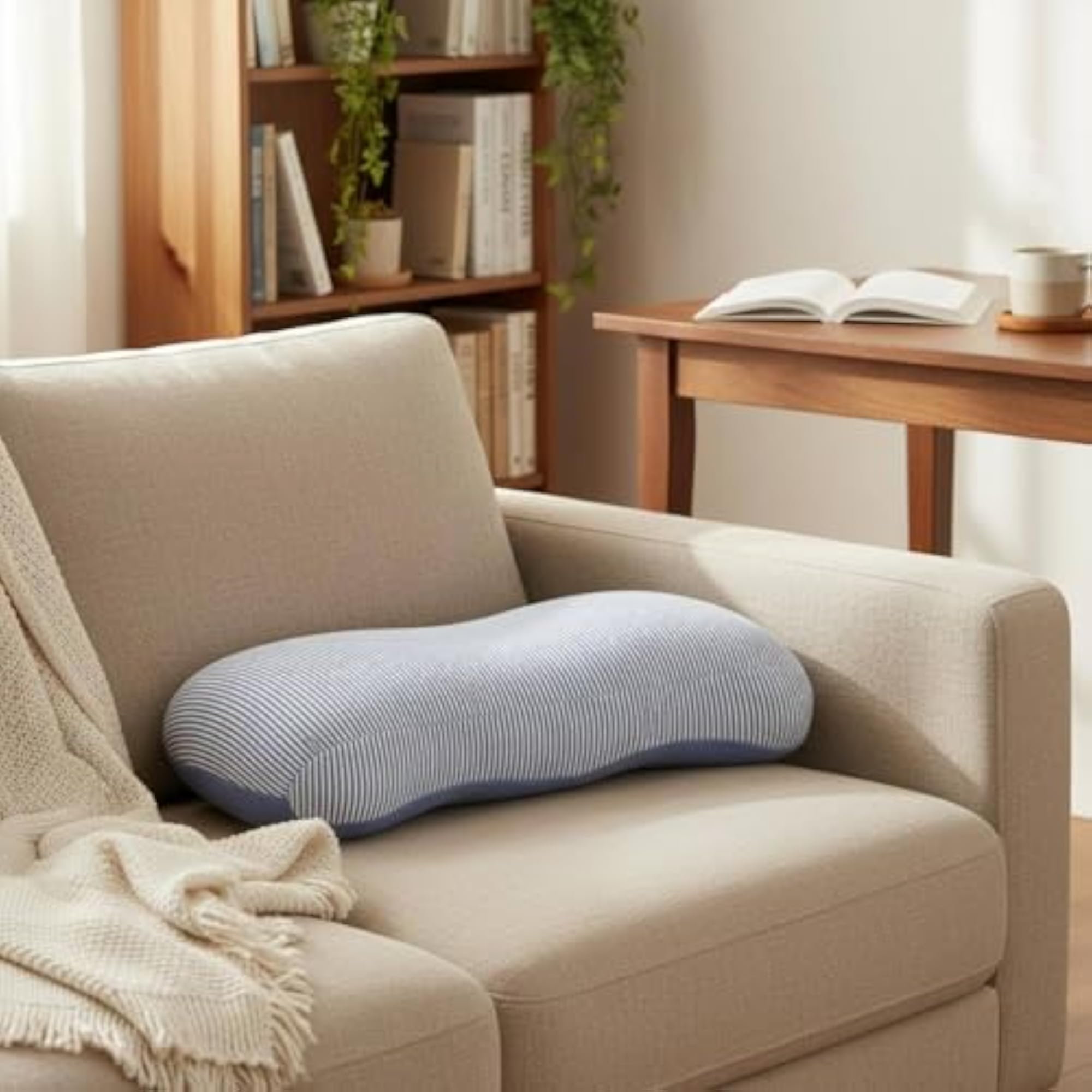 Memory Foam Back Support Pillow for Drivers and Commuters