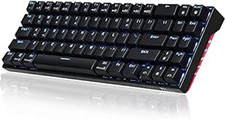 RK ROYAL KLUDGE RK71 Mechanical Keyboard 70% Compact Bluetooth Keyboard 71 Keys,Tenkeyless USB Wired/Wireless Portable Gaming/Office with Stand-Alone Arrow Keys for Windows MacOS (Brown Switch-Black)