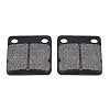 Plaquettes de frein, 1 jeu de plaquettes de frein à disque semi-métalliques pour jeu de mâchoires de frein pour scooter moto 50cc-250cc