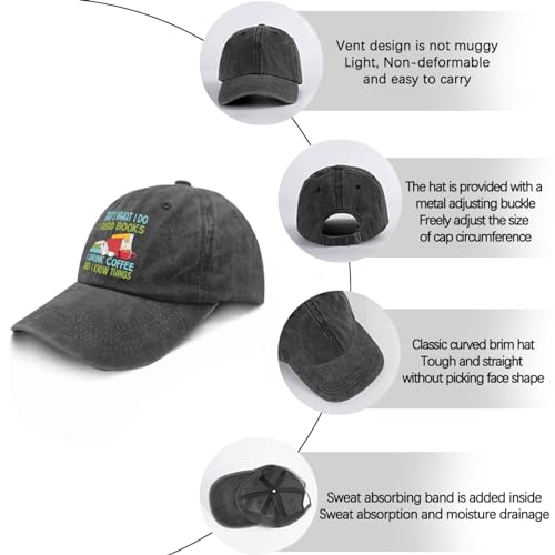Gorra de béisbol negra para hombre NEWSED miniatura 6