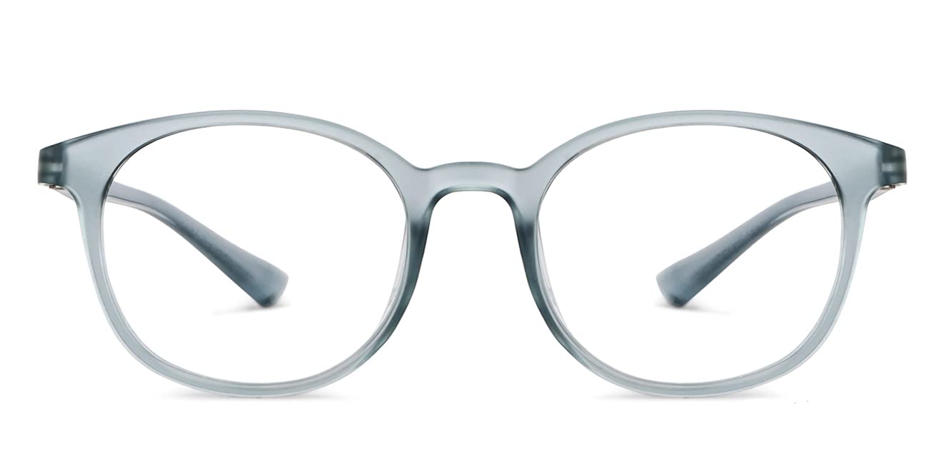 LENSKART BLU | Zero Power Bluecut & Antiglare Computer Eyeglasses | Full Rim Round | For Men & Women | Medium | LB E14240-image-15